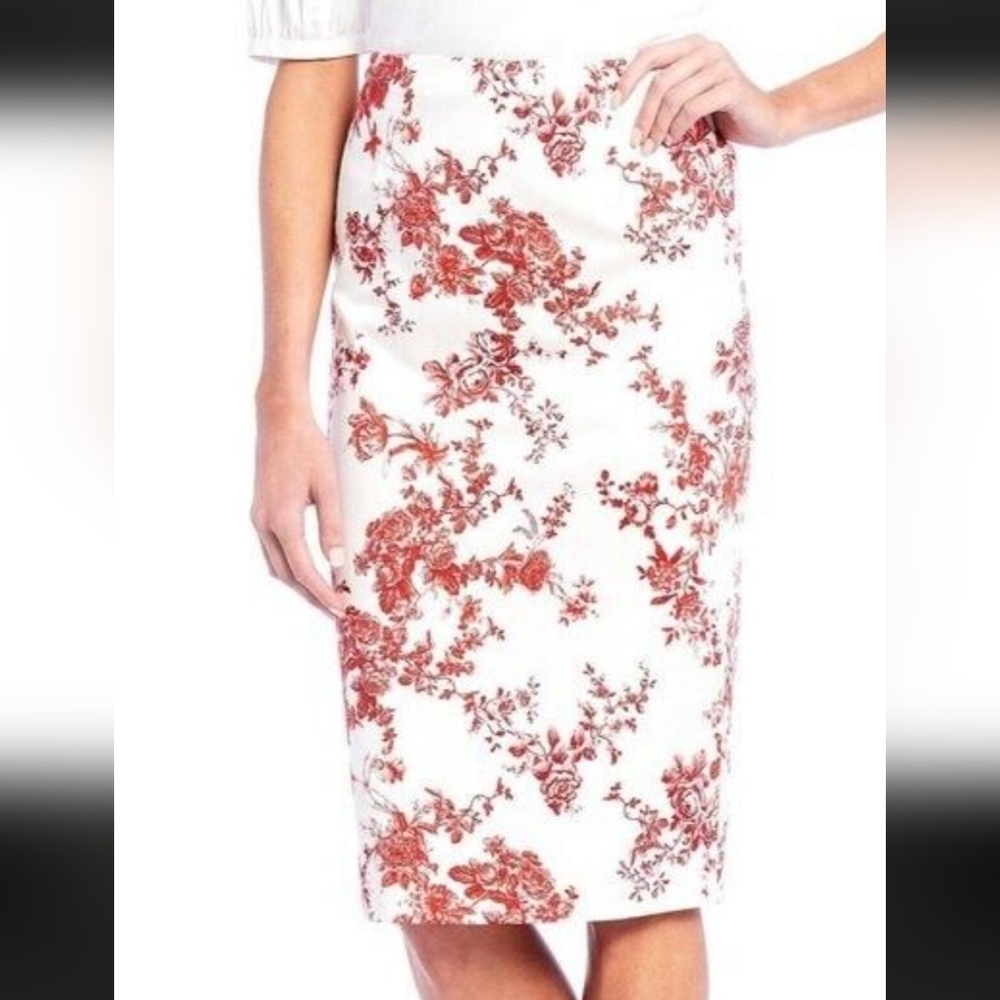 NWT Antonio Melani Cora Print Skirt Size 8
